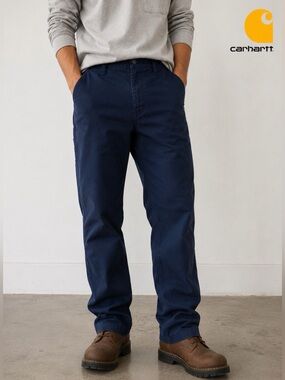 Carhartt Relaxed Fit Ripstop Work Pants Navy Blue Men’s 32x30 Utility Carpenter